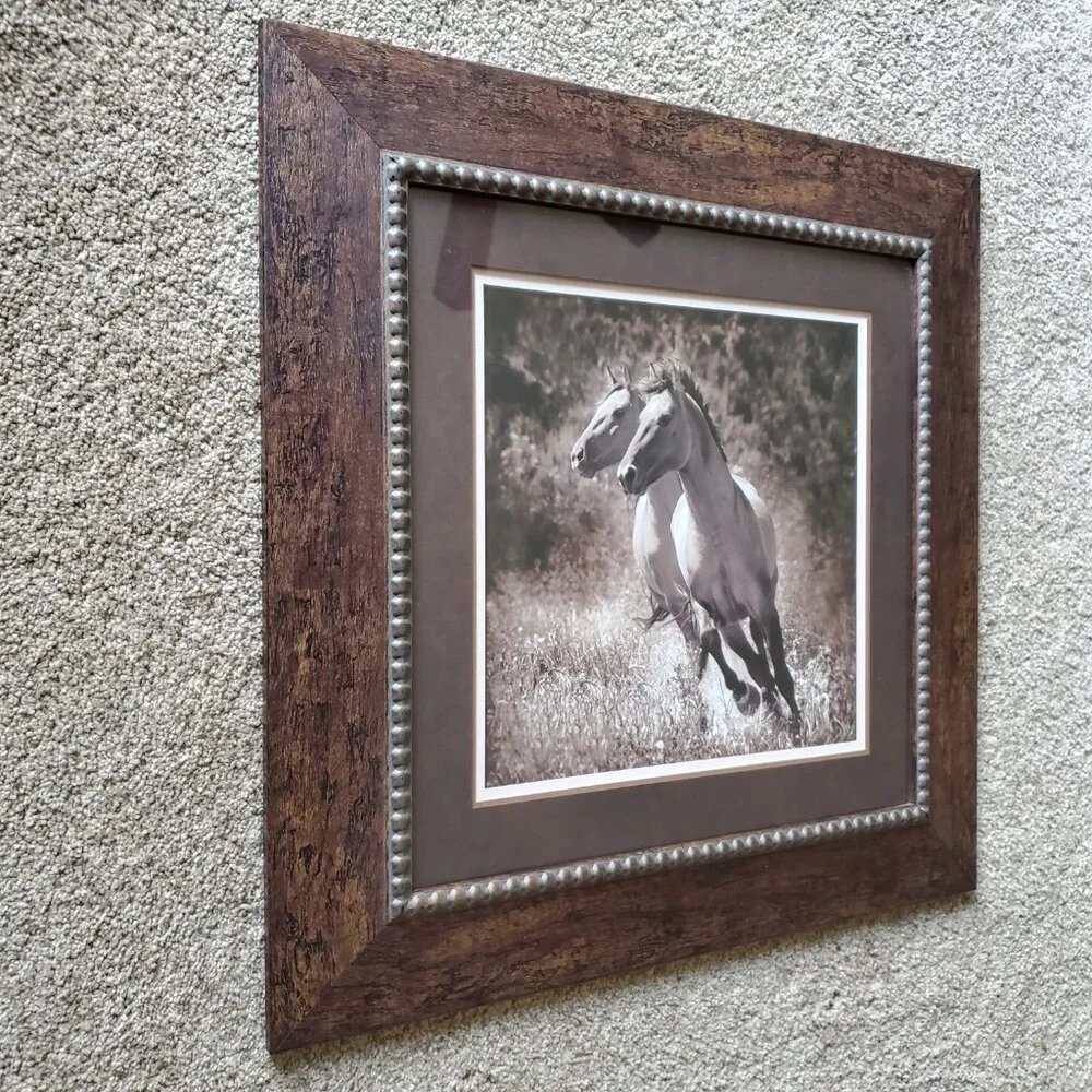 Horse Partners Framed Art Picture By Kimerlee Curyl Horses Running
